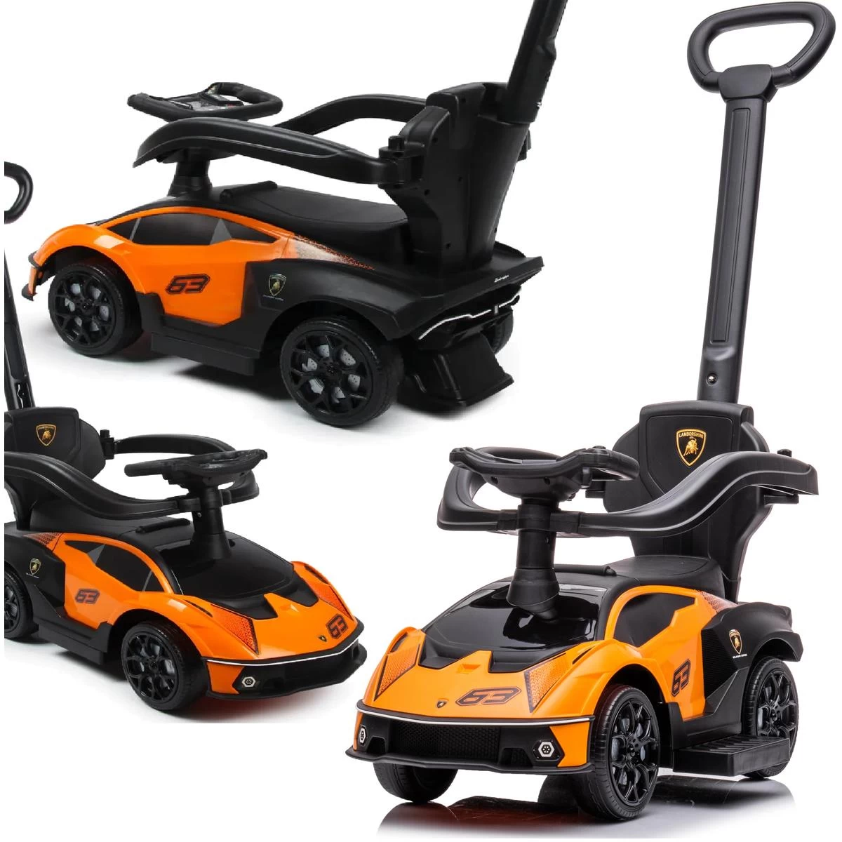 Sportinė Lamborghini Stumiama Kėdutė