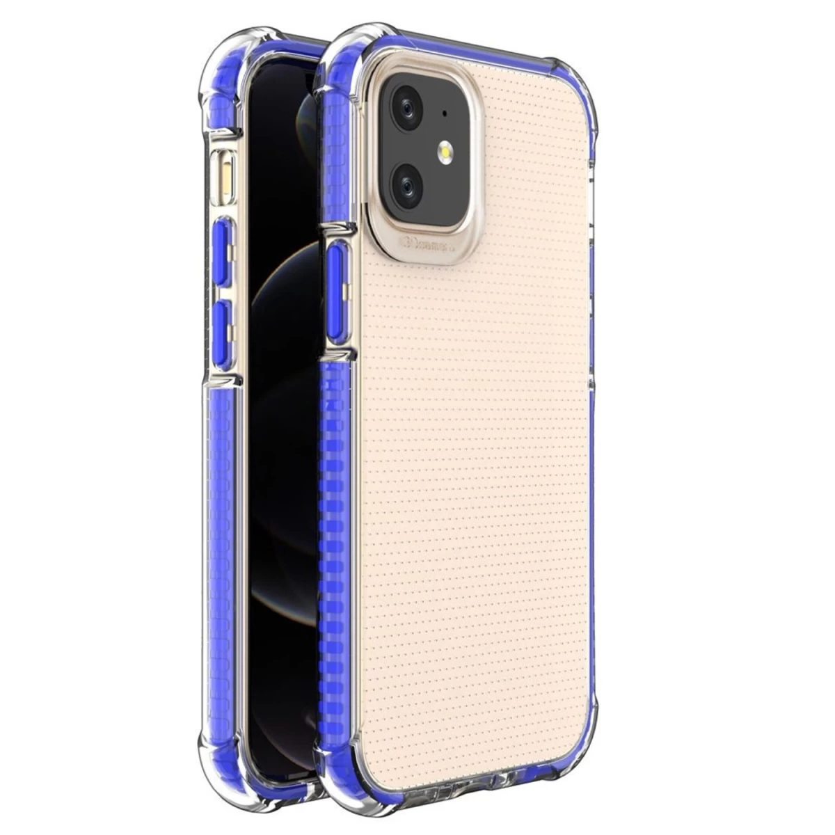 Spring Armor Gelinis Lankstus šarvuotas Dėklas Su Spalvotu Rėmeliu Iphone 12 Mini Mėlynos Spalvos Spring Armor Gelinis Lankstus šarvuotas Dėklas Su Spalvotu Rėmeliu Iphone 12 Mini Mėlynos Spalvos