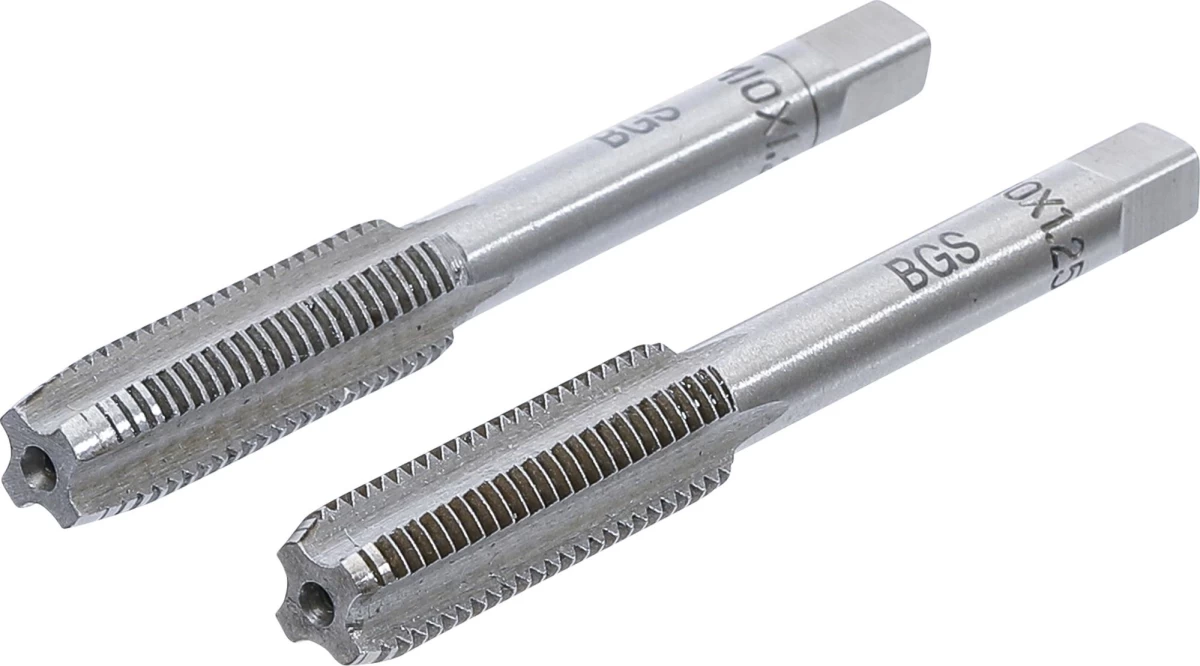 Sriegikliai | pirmas ir galutinis sriegimas | M10 x 1.25 | 2 vnt. (M10X1.25-B)