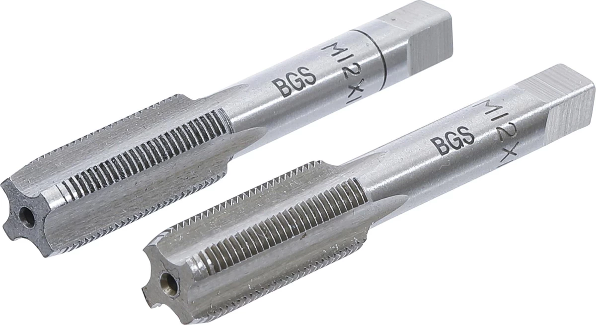 Sriegikliai | pirmas ir galutinis sriegimas | M12 x 1.0 | 2 vnt. (M12X1.0-B)