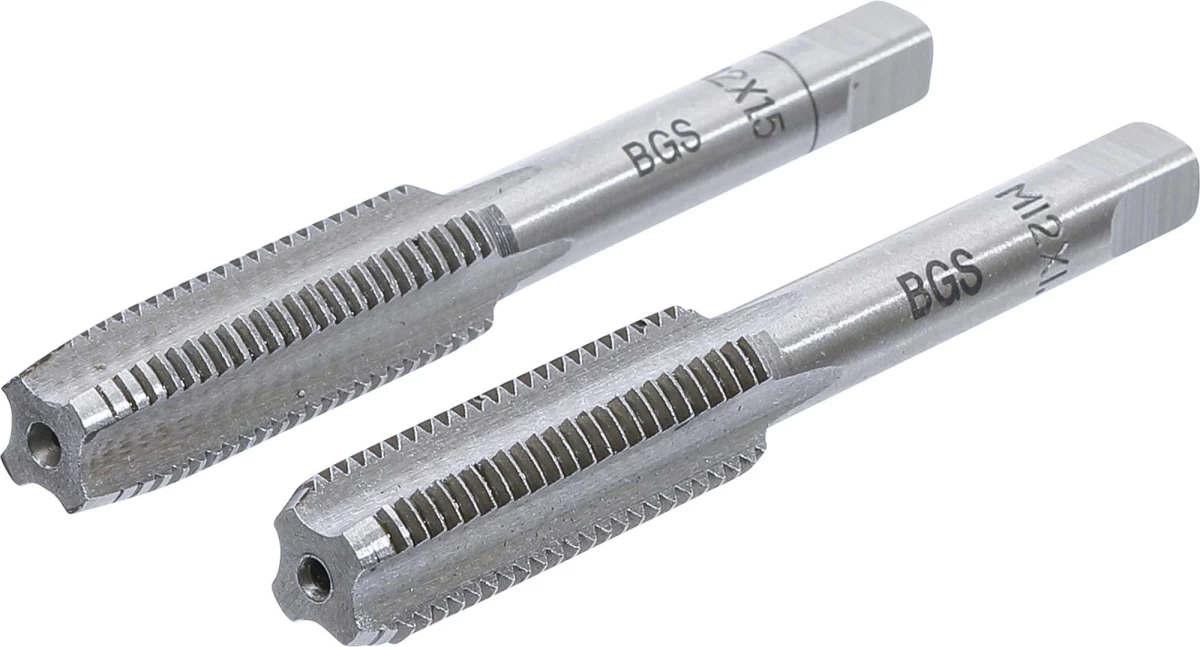 Sriegikliai | pirmas ir galutinis sriegimas | M12 x 1.5 | 2 vnt. (M12X1.5-B)