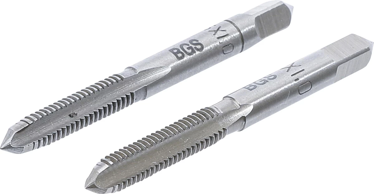 Sriegikliai | pirmas ir galutinis sriegimas | M6 x 1.0 | 2 vnt. (M6X1.0-B)