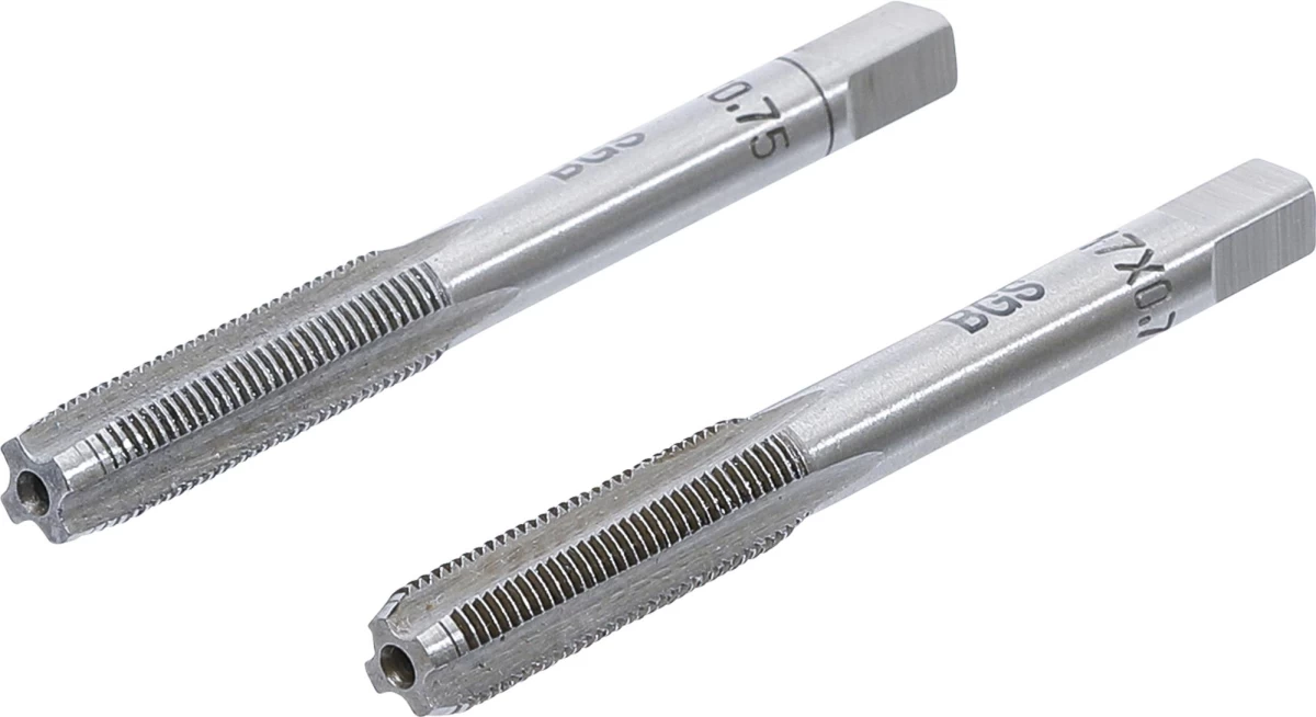 Sriegikliai | pirmas ir galutinis sriegimas | M7 x 0.75 | 2 vnt. (M7X0.75-B)