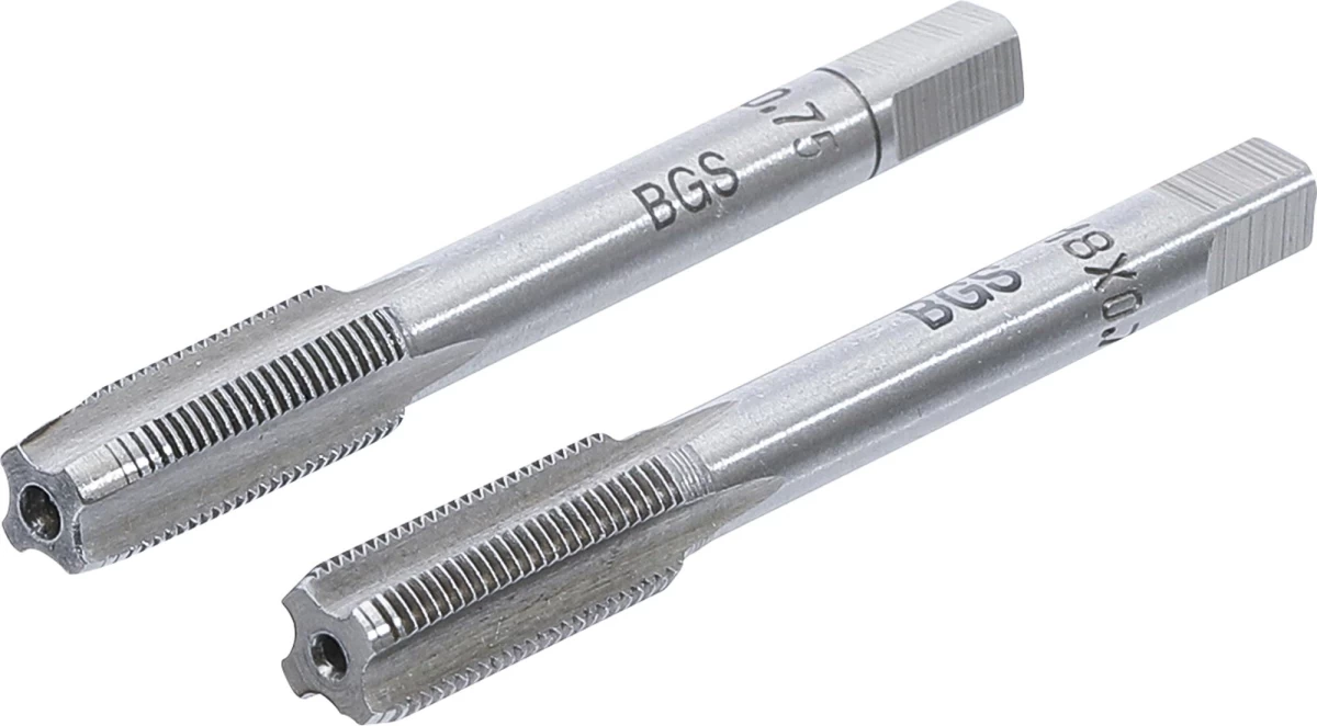 Sriegikliai | pirmas ir galutinis sriegimas | M8 x 0.75 | 2 vnt. (M8X0.75-B)