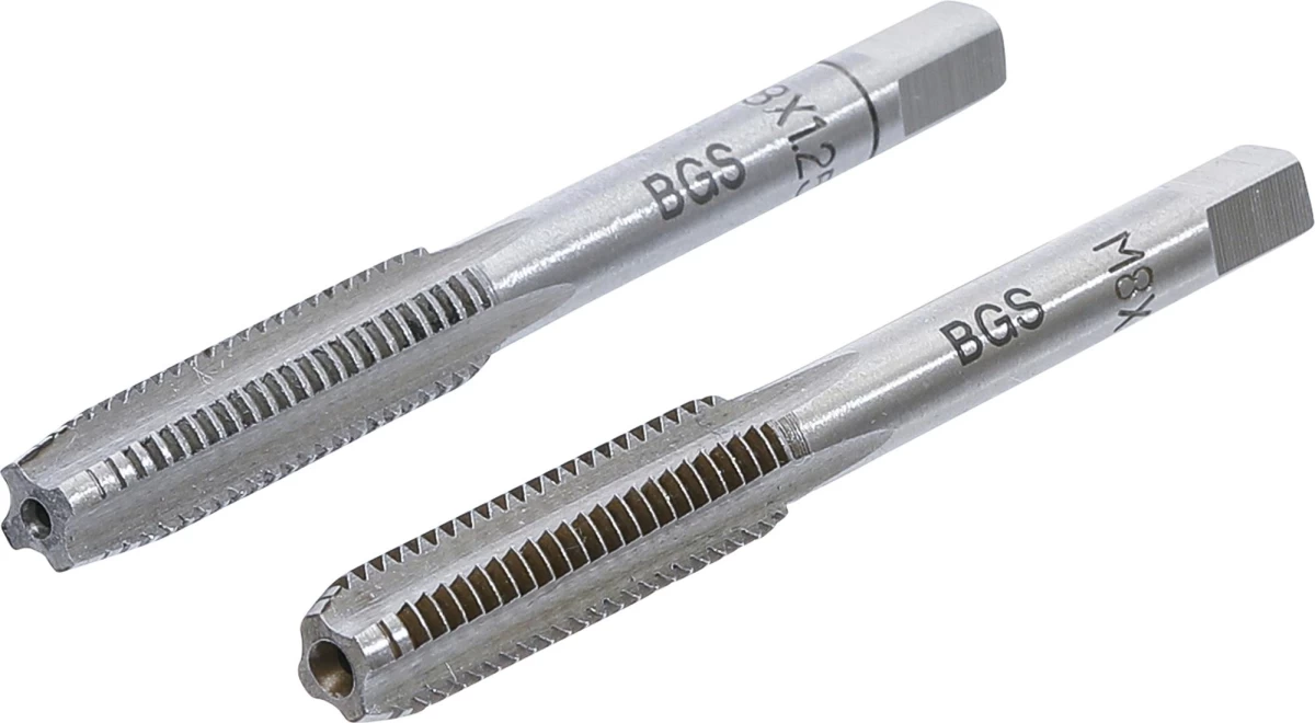 Sriegikliai | pirmas ir galutinis sriegimas | M8 x 1.25 | 2 vnt. (M8X1.25-B)