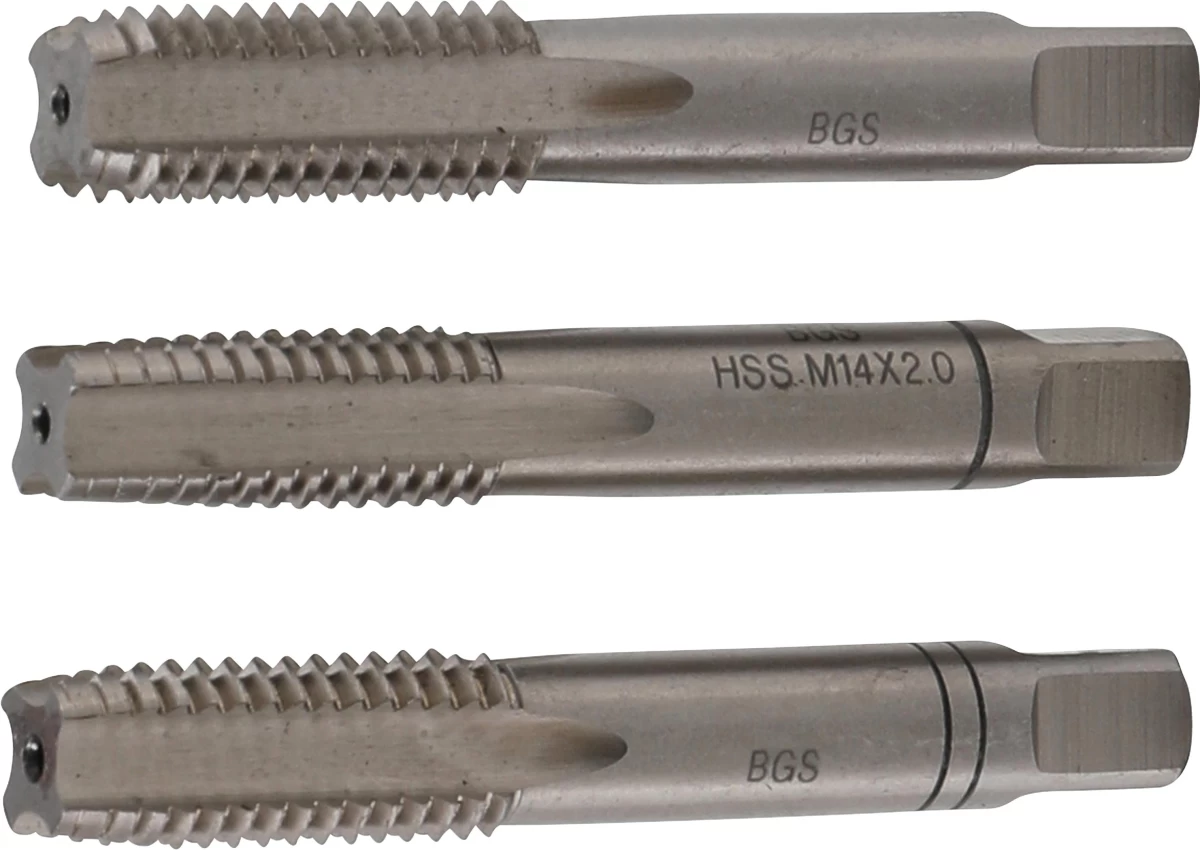 Sriegikliai | pirmas / vidurinis / galutinis sriegimas | M14 x 2.0 | 3 vnt. (927)