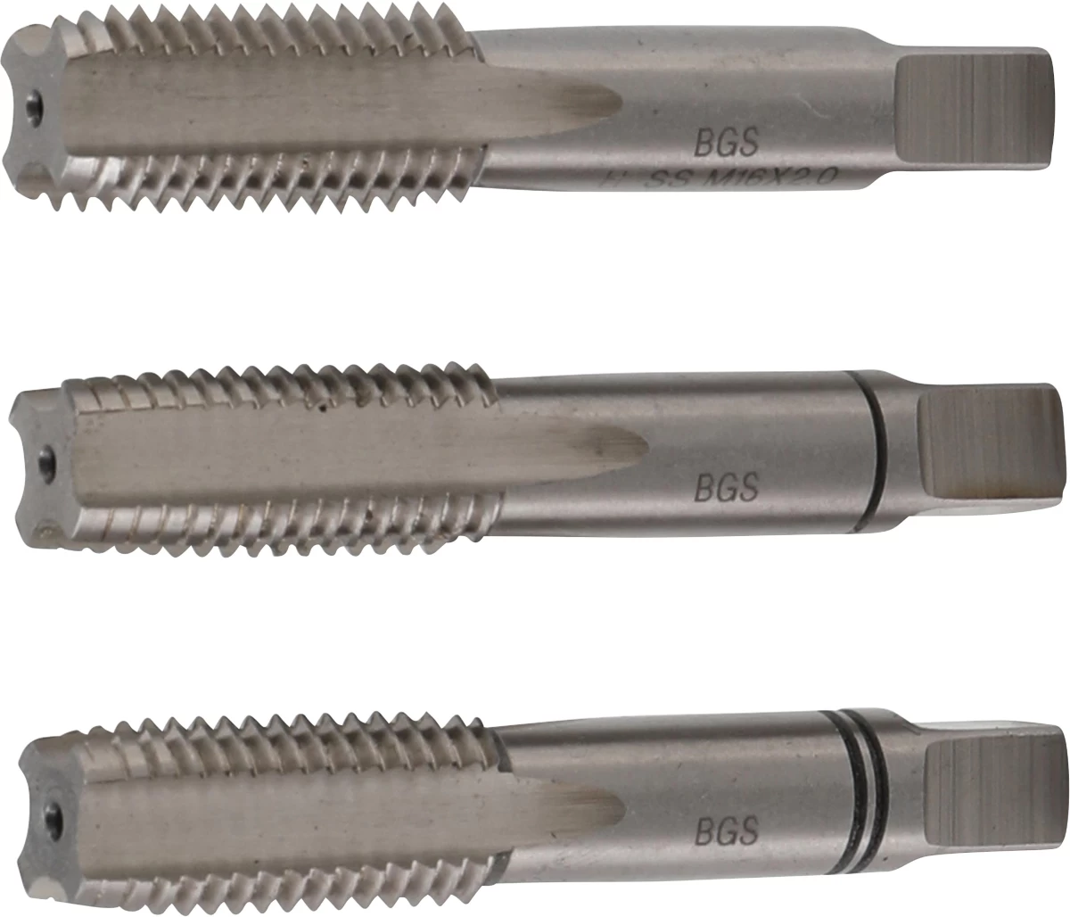 Sriegikliai | pirmas / vidurinis / galutinis sriegimas | M16 x 2.0 | 3 vnt. (928)