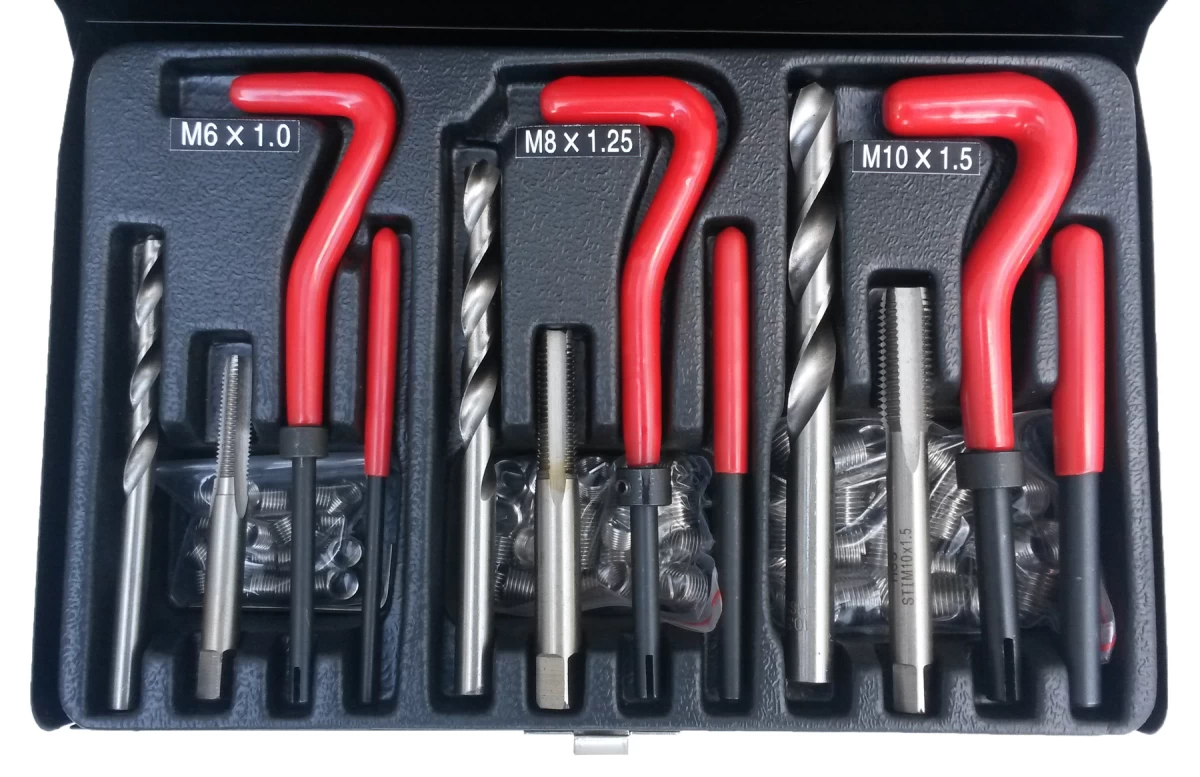 Sriegio remonto rinkinys | M6x1 / M8x1,25 / M10x1,5. | 88 vnt. (2789G)