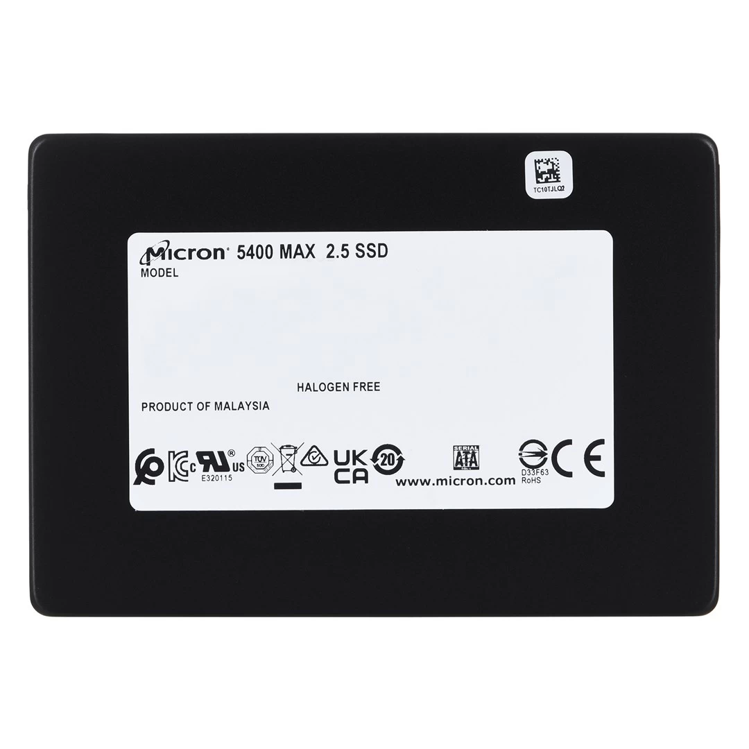 SSD Micron 5400 MAX 1.92TB SATA 2.5 MTFDDAK1T9TGB-1BC1ZABYYR (DWPD 5)