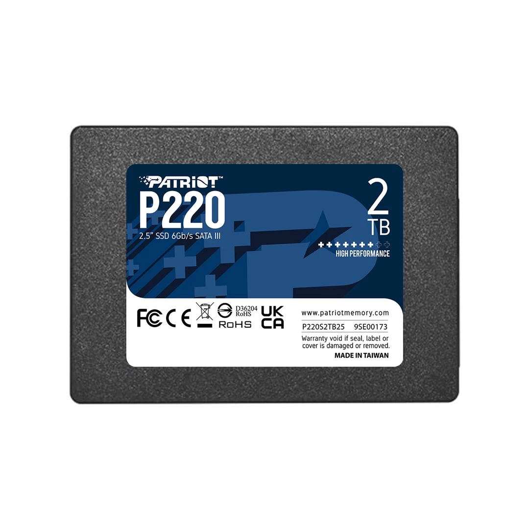 SSD PATRIOT P220 2TB SATA3 2,5 P220S2TB25