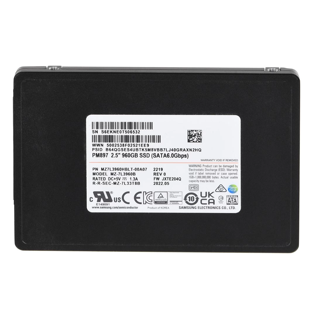 SSD Samsung PM897 960GB SATA 2.5 MZ7L3960HBLT-00A07 (DWPD 3)