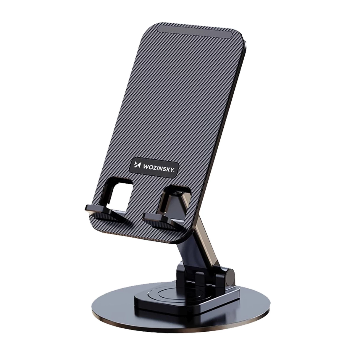 Stabilus Mobiliojo Telefono Stovas Planšetiniam Kompiuteriui - Juodas