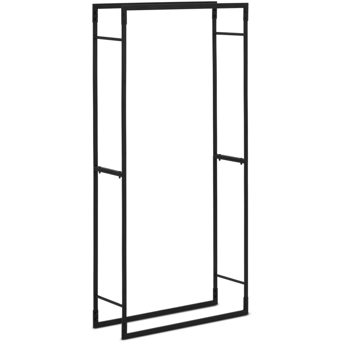 Stačiakampio Formos Metalinis Malkų Stovas Loft Iki 35 Kg 60 X 25 X 150 Cm