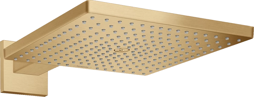 Stacionari dušo galva iš sienos HANSGROHE Raindance E 300 1jet, Brushed Bronze, 26238140