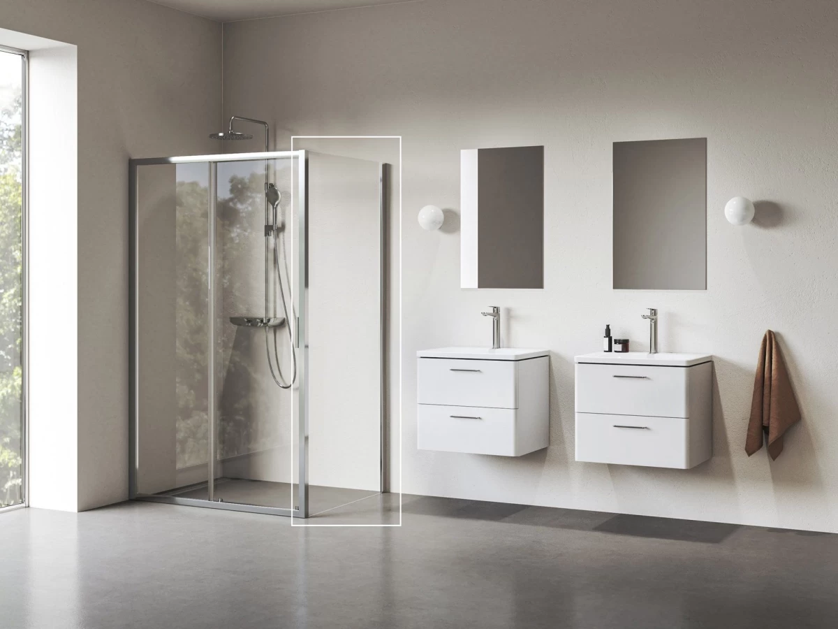 Stacionari sienelė Ravak Blix II NBLPS 90 cm 9BM70C00Z1