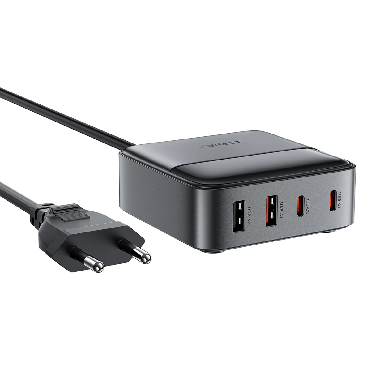 Stalinė Maitinimo Stotelė Z6 Gan 2x Usb-a 2x Usb-c Pd 65w - Juoda