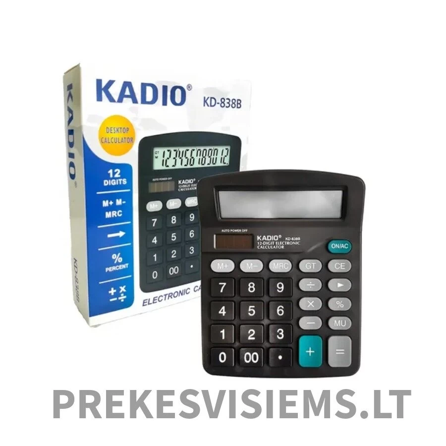 Stalinis skaičiuotuvas KADIO, KD-838B
