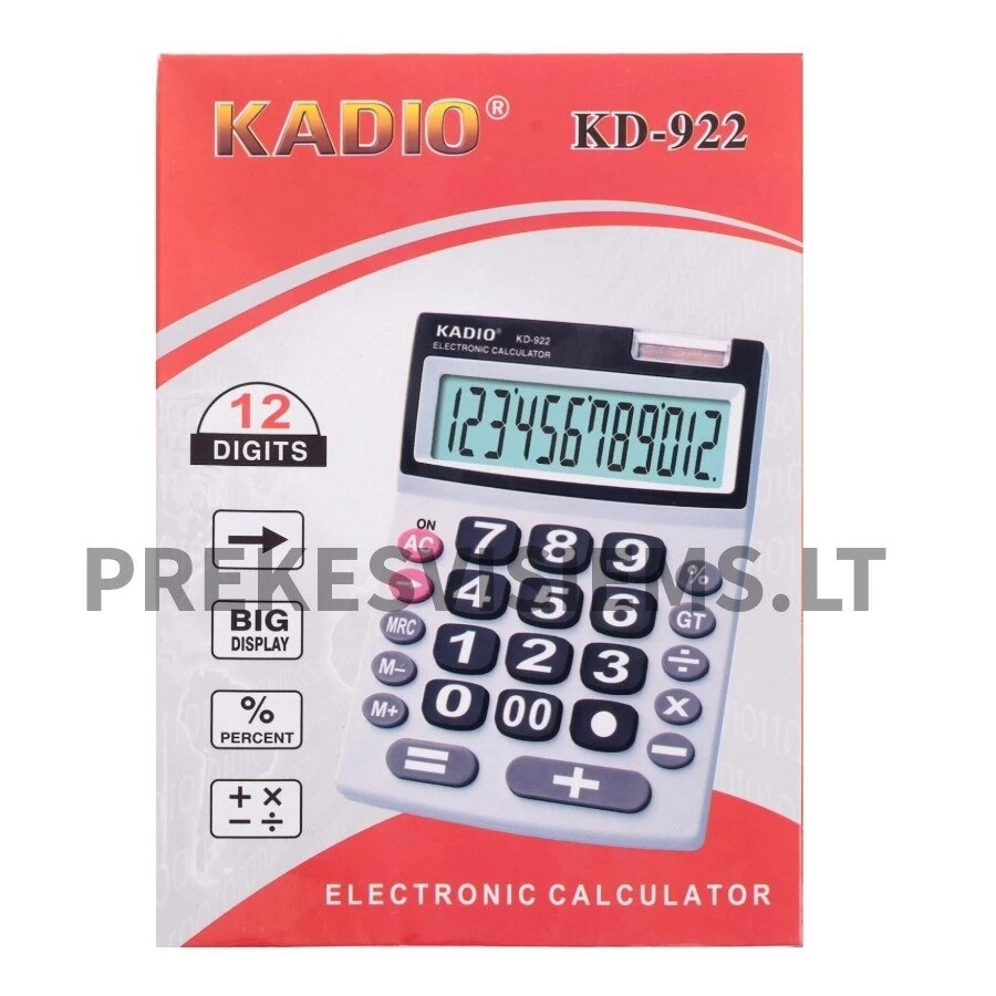 Stalinis skaičiuotuvas KADIO, KD-922