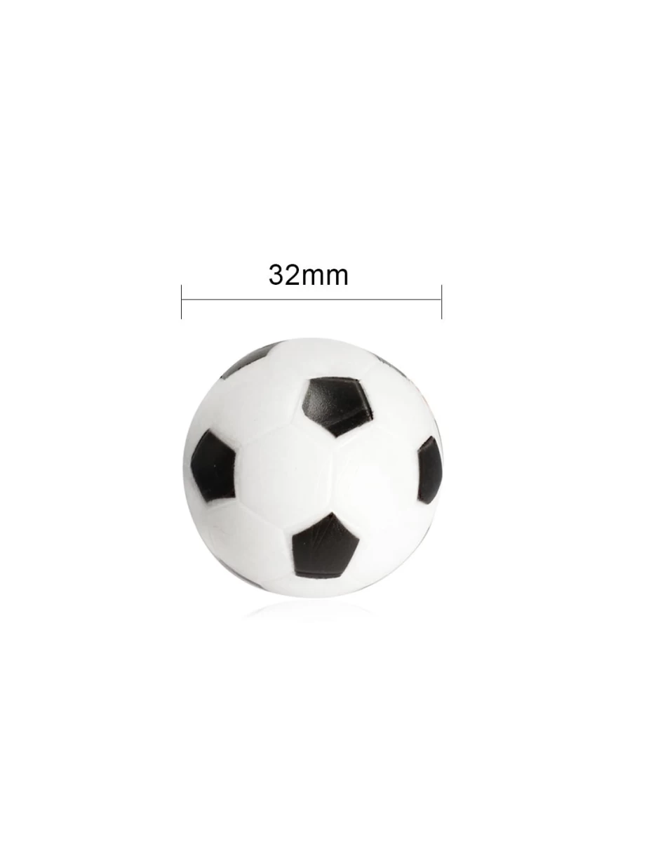 Stalo futbolo kamuoliukas, juodai baltas 32mm