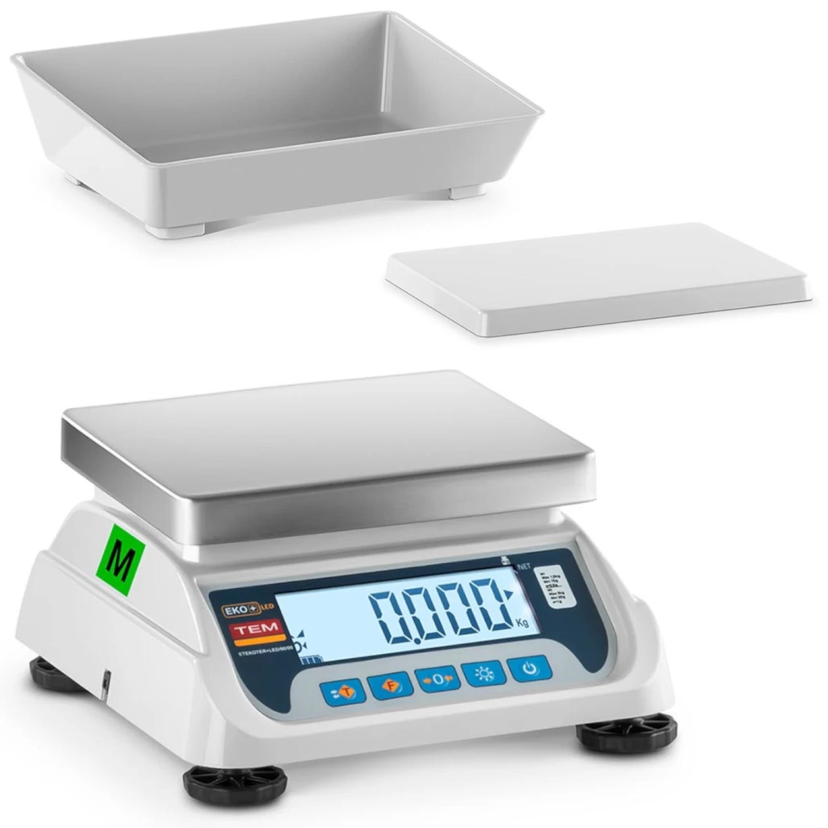 Stalo Svarstyklės 2 Platformos Rs232 Sąsaja 3 Kg / 1 G Lcd M Legalizacija Stalo Svarstyklės 2 Platformos Rs232 Sąsaja 3 Kg / 1 G Lcd M Legalizacija