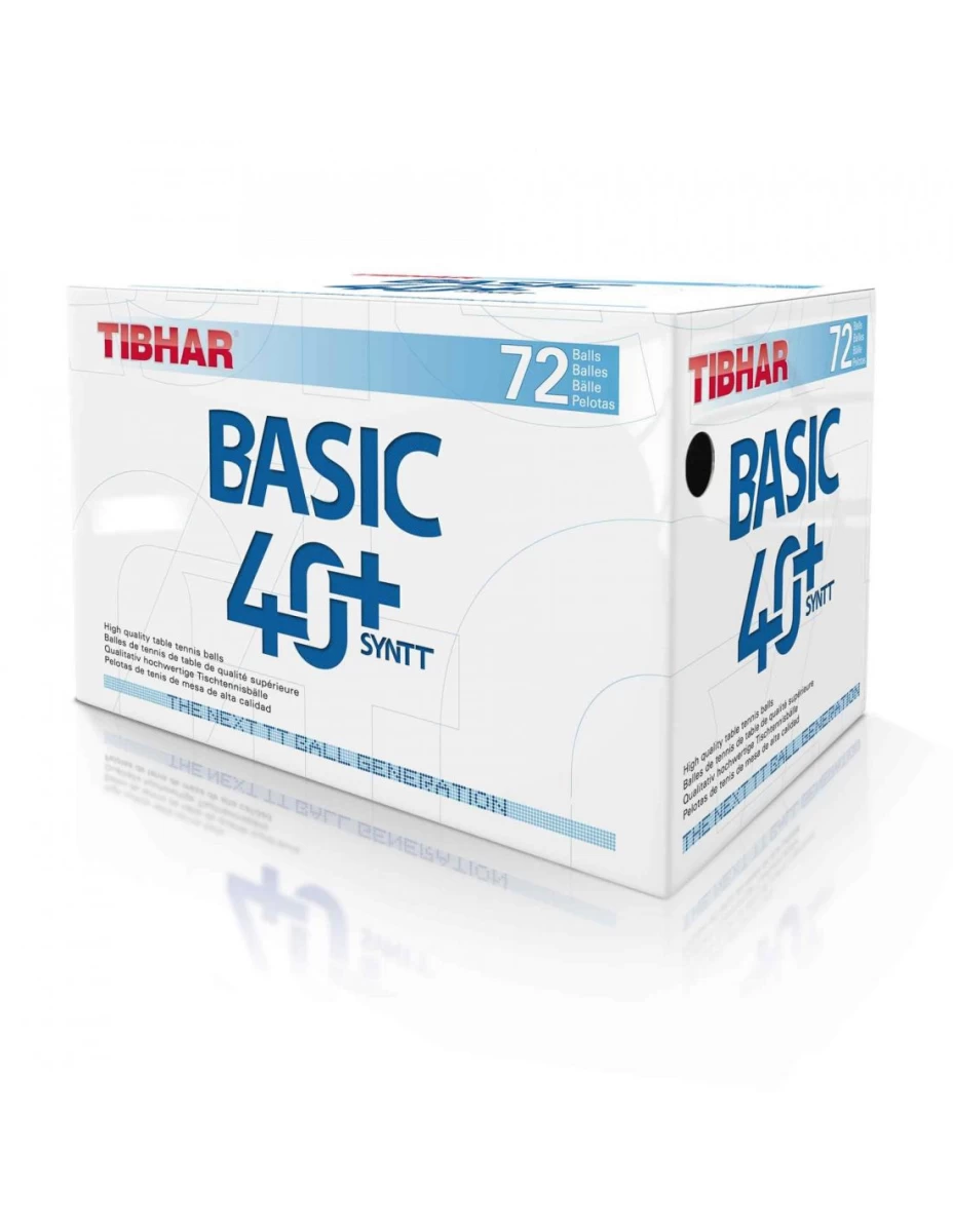 Stalo teniso kamuoliukai BASIC 40+ SYNTT NG (72 vnt.)