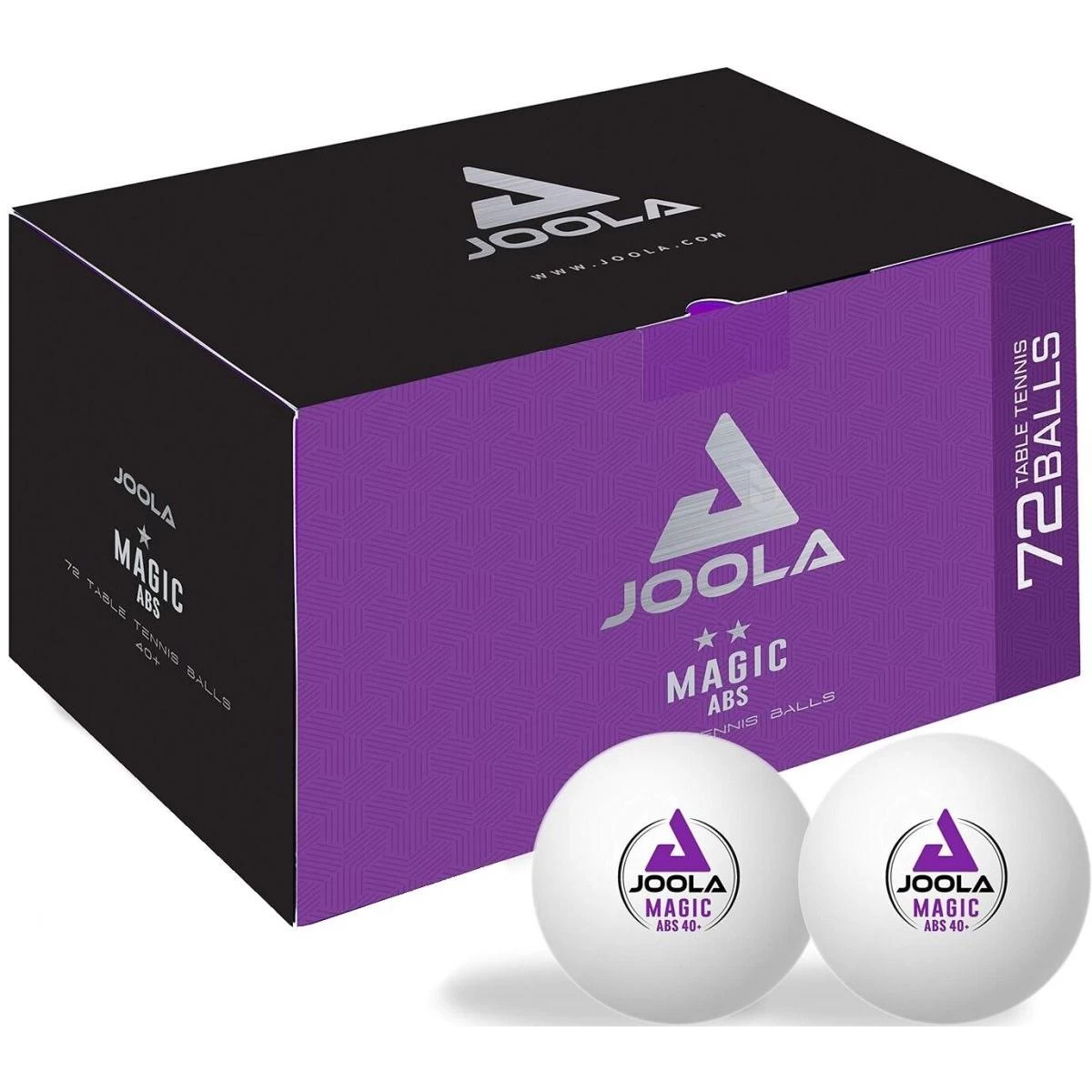 Stalo Teniso Kamuoliukai Joola Magic Abs 72vnt. Balti
