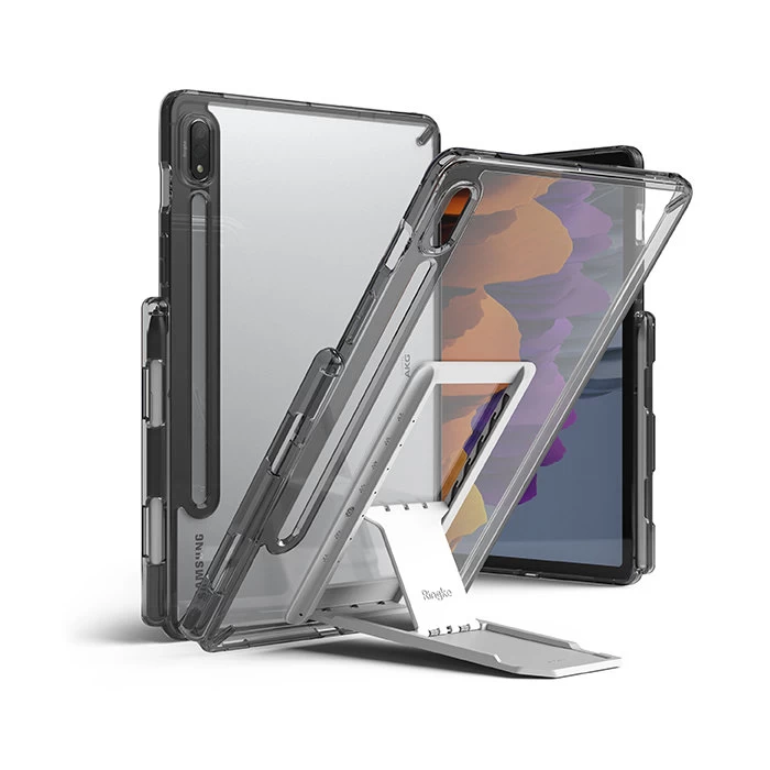 Standus Dėklas Su Geliniu Rėmeliu Ir Stovu galaxy Tab S7 11&#039;&#039; Fusion Combo Outstanding Grey