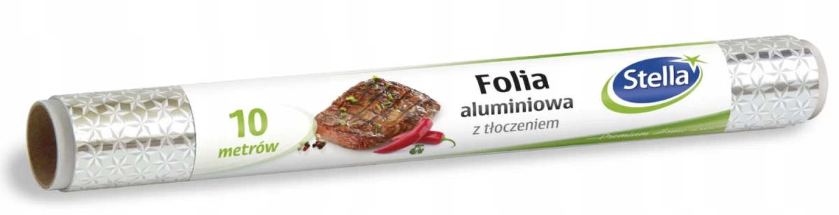 Stella Aliuminio Folija Su įspaudu 10 M, 1 Vnt.