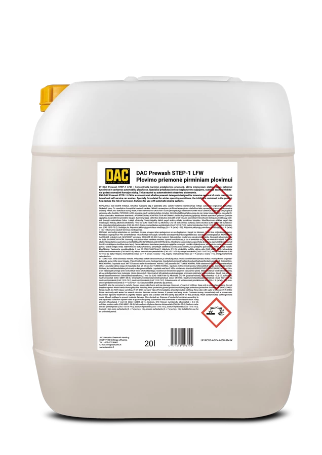 Koncentruota šarminė priešplovimo priemonė Prewash STEP-1 LFW
