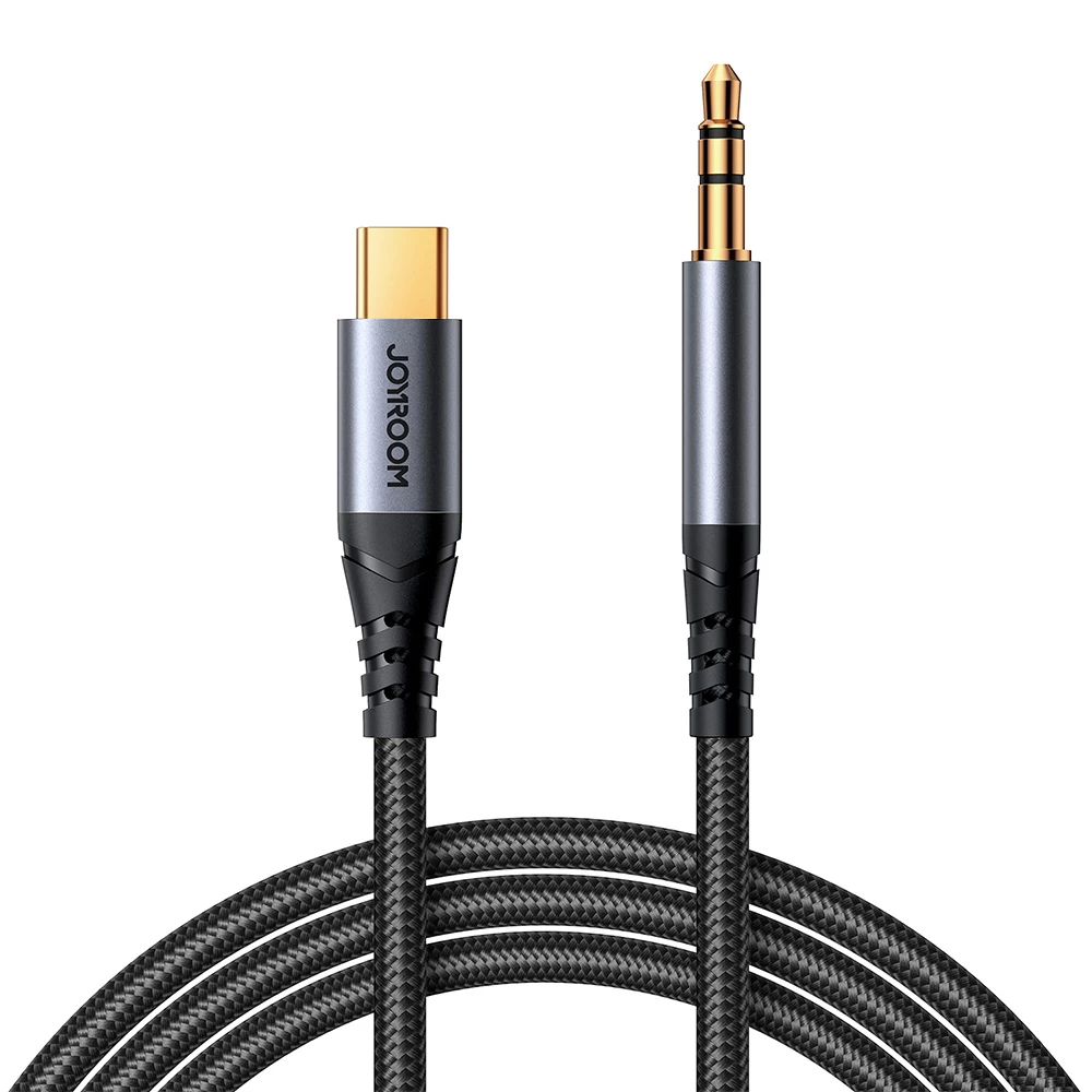 Stereofoninio Telefono Garso Kabelis Aux 3,5 Mm Mini Lizdas - Usb-c 1,2 M Juodas