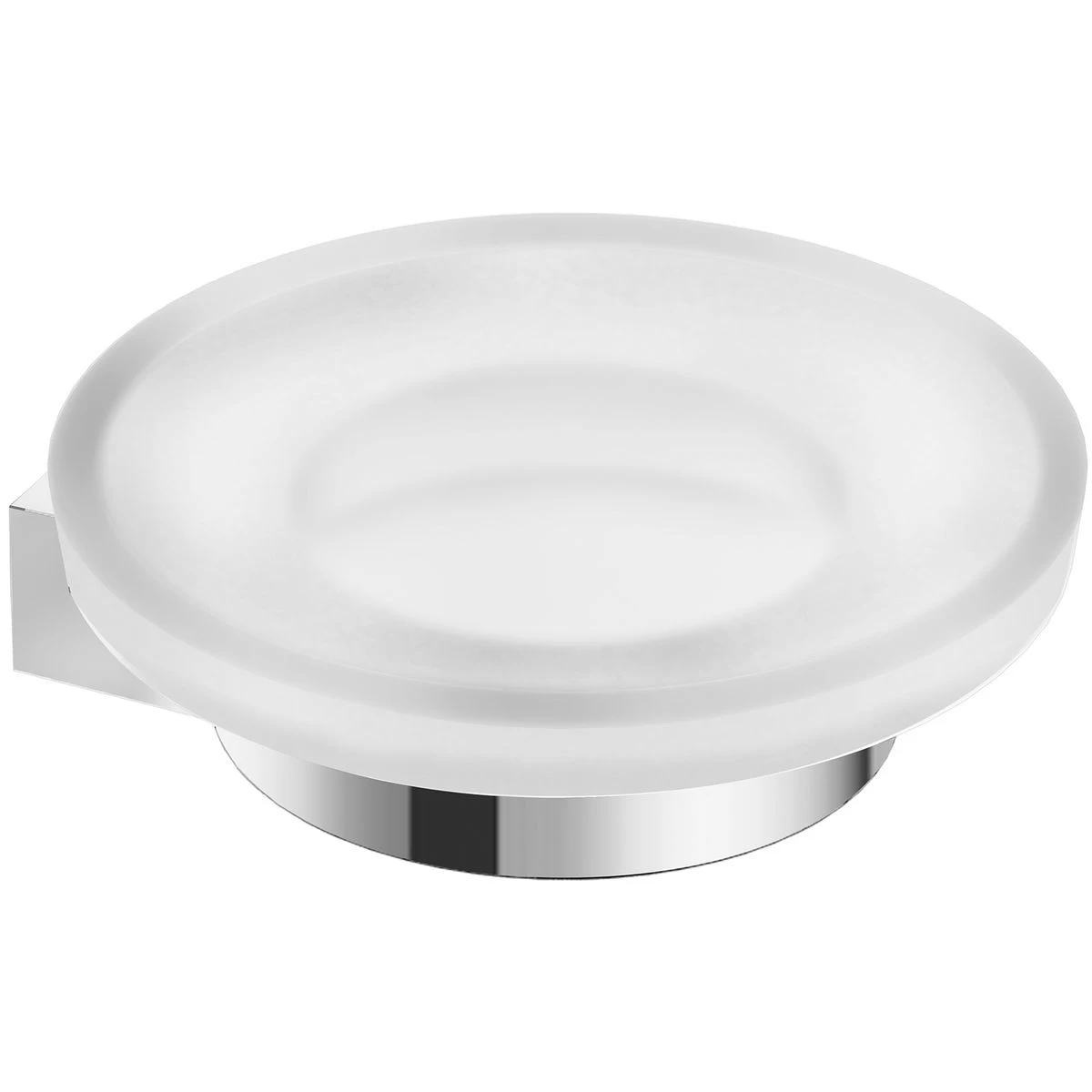 Stiklinė muilinė su laikikliu Jika Pure, chromas H3833B10040001