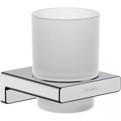 Stiklinė su laikikliu Hansgrohe AddStoris, Polished Gold Optic 41749990