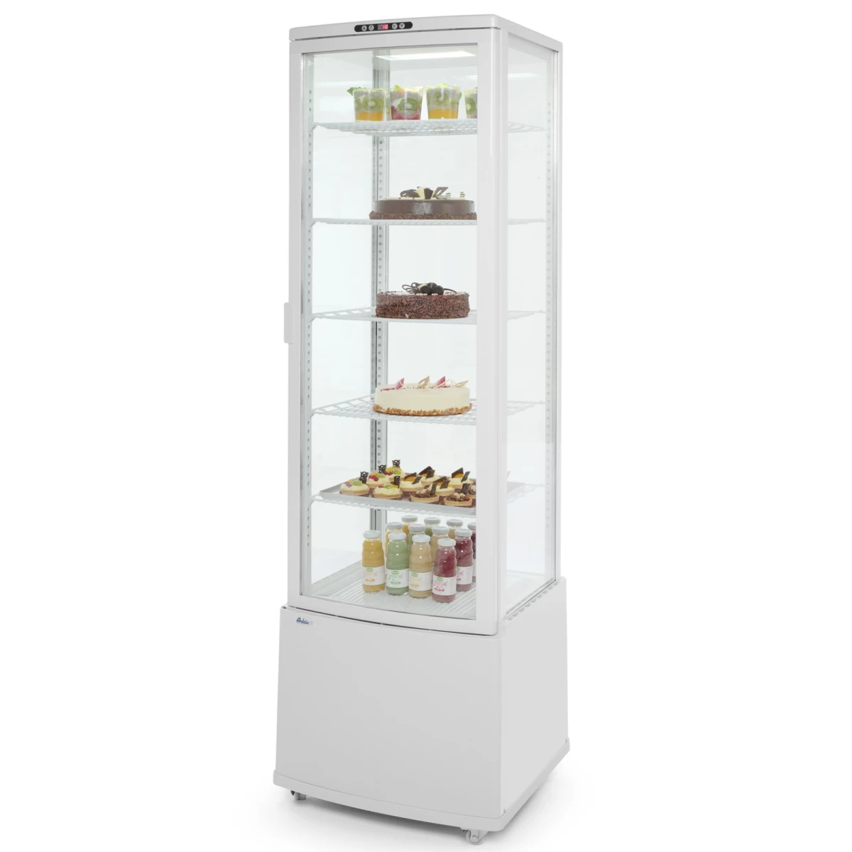 Stiklinė Vitrina 280l Su 5 Lentynomis Arktic Hendi 233696