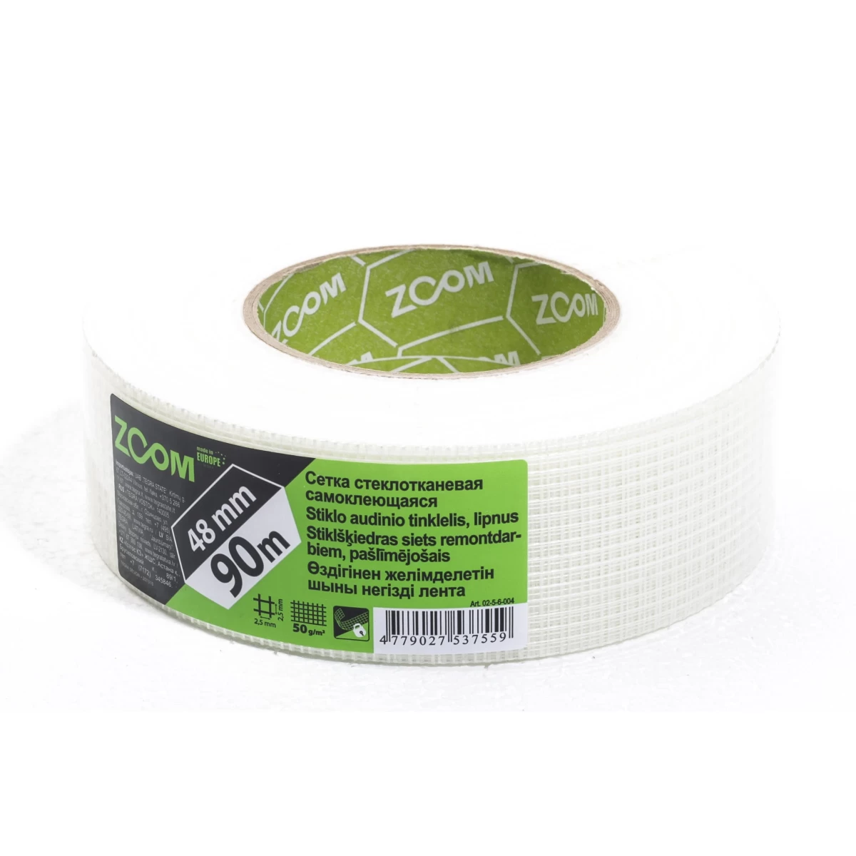 Stiklo audinio tinklelis armavimui ZOOM, 48mm 90m Stiklo audinio tinklelis armavimui ZOOM, 48mm 90m