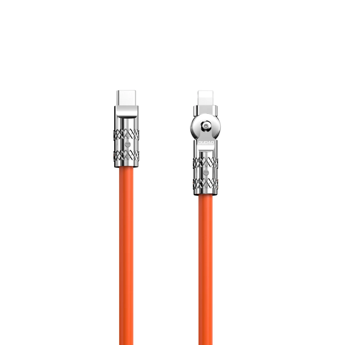 Stipraus Kampo Kabelis iphone Usb-c - lightning 30w 1 M Sukimosi 180 Oranžinis