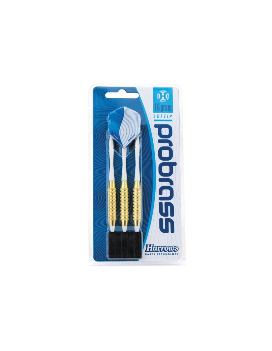 Strėlytės HARROWS Soft tip PRO BRASS 3x18g