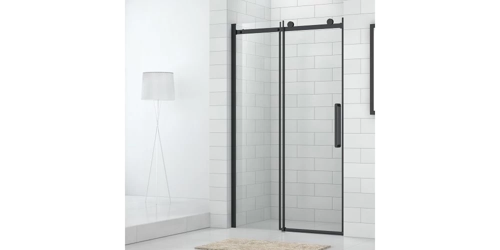 Stumdomos dušo durys Roth OBZD2 140 cm, juodas profilis