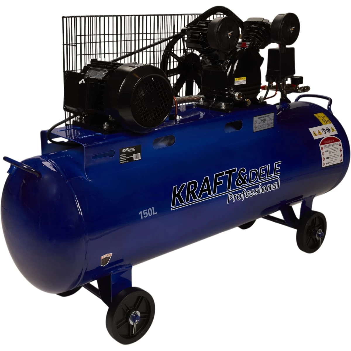 Stūmoklinis oro kompresorius 150L Kraft&amp;Dele 3800W, KD4060