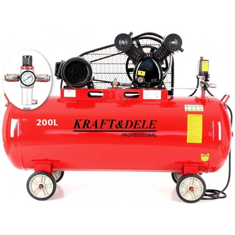 Stūmoklinis/diržinis oro kompresorius 200L 3,8kW KD1473 Stūmoklinis/diržinis oro kompresorius 200L 3,8kW KD1473