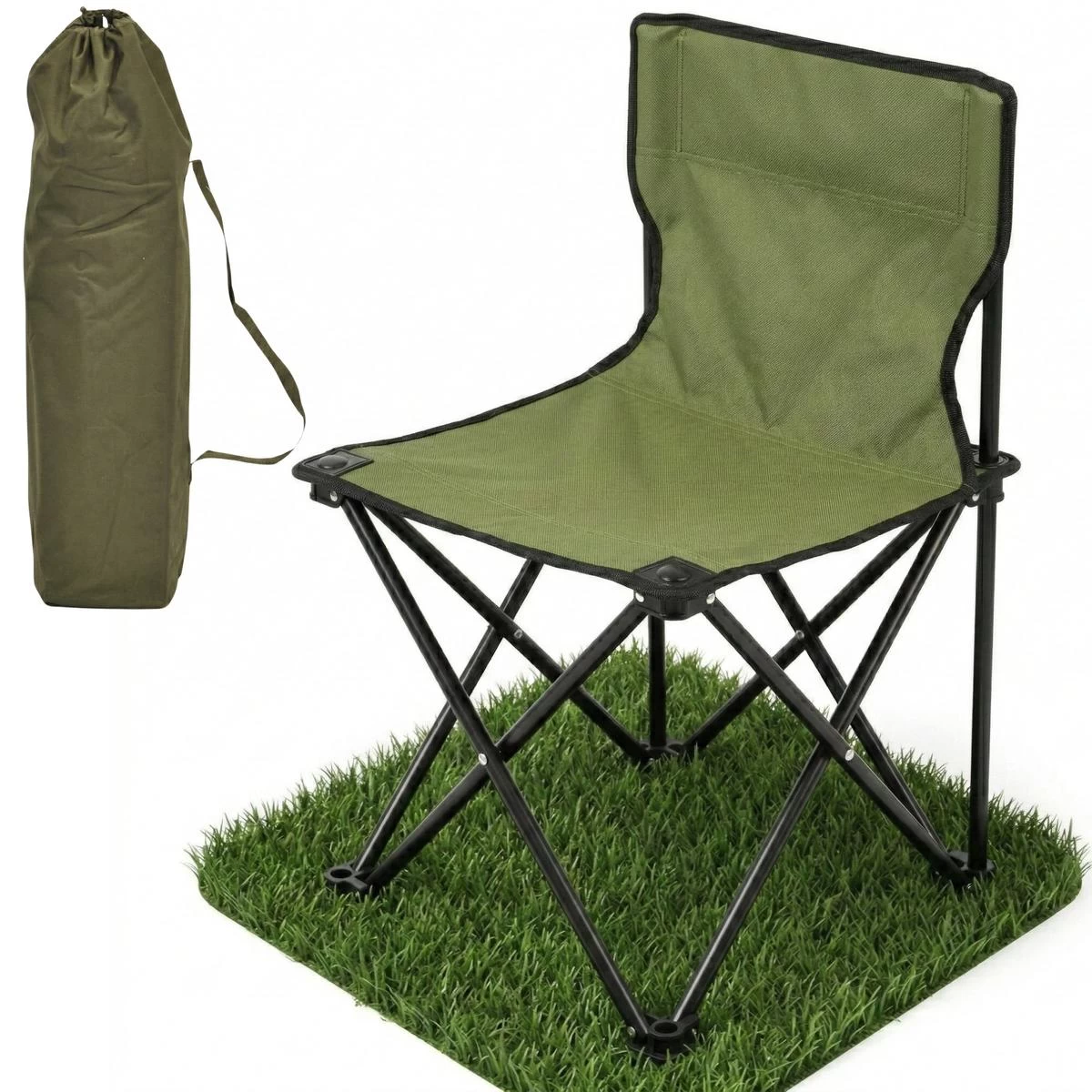 Sulankstoma Turistinė Kėdė žalia 30x30x25/47cm Enero Camp