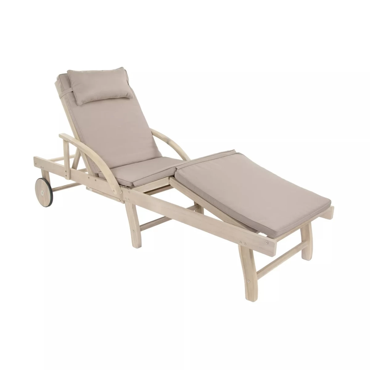 Sulankstomas gultas „St. Tropez“, smėlio spalvos