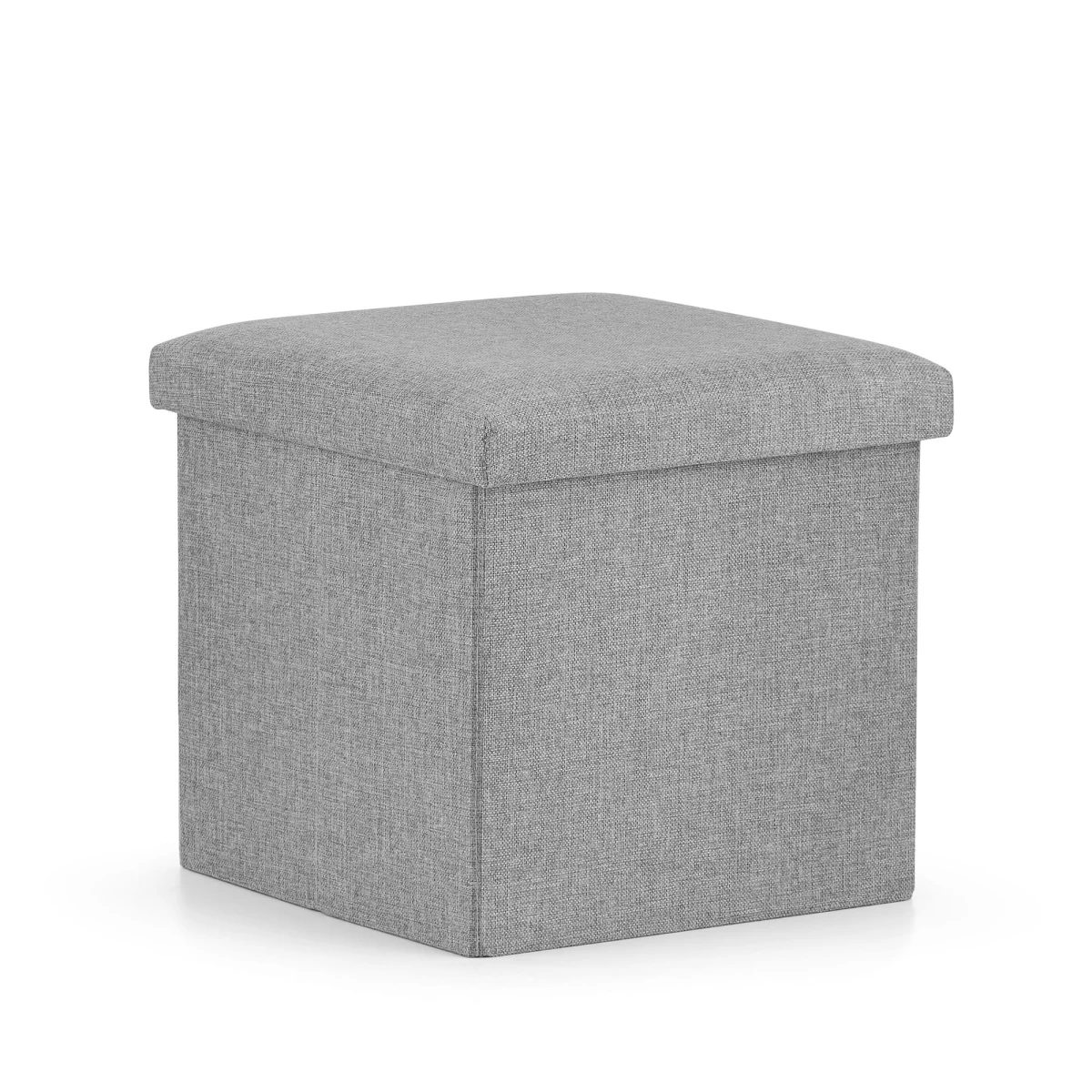 Sulankstomas Pufas M - 30x30x30cm Pilkas