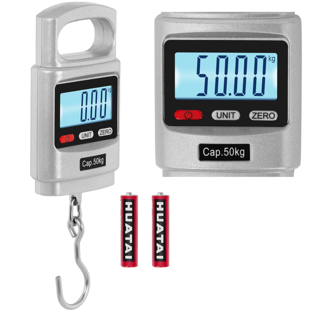 Sunkiasvorės Kablinės Lcd Svarstyklės 50 Kg / 20 G Sunkiasvorės Kablinės Lcd Svarstyklės 50 Kg / 20 G