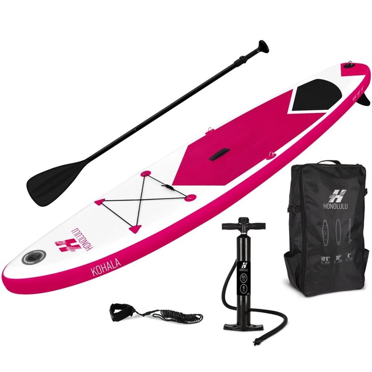 Sup 150kg Sup 150kg Sup Sup Sup Sup Kit Honolulu 320x76x15cm Red