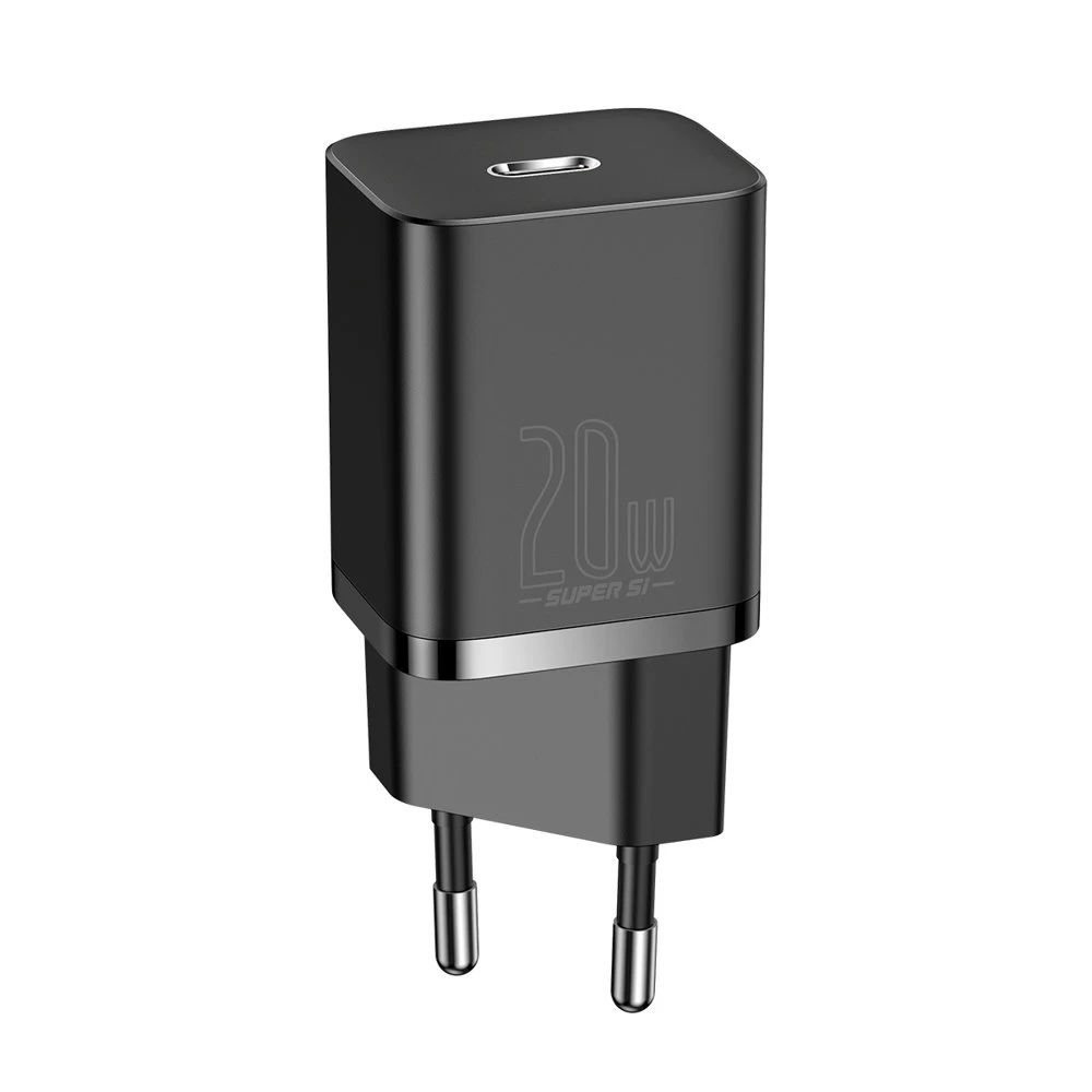 super Si 1c Usb-c 20w Power Delivery Greitasis įkroviklis Juodas