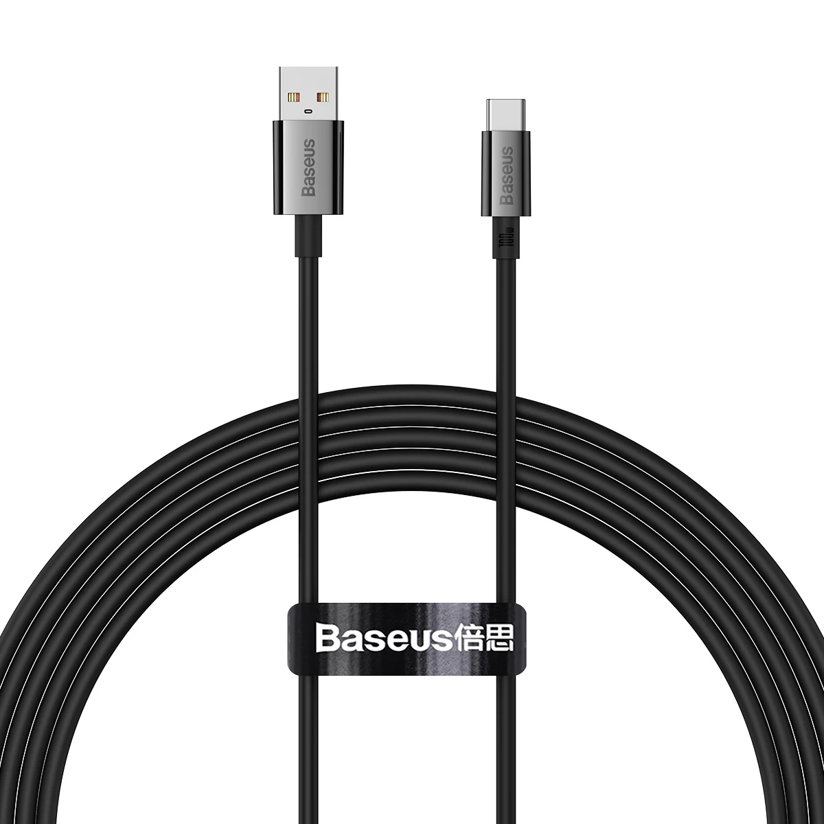 superior Series Usb-a - Usb-c 100w Kabelis, Skirtas huawei Honor 1,5 M - Juodas