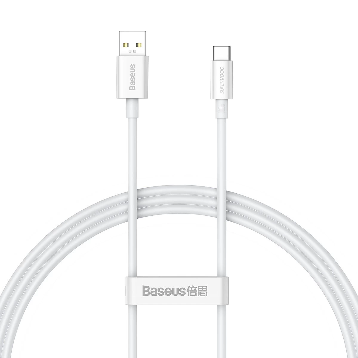 Superior Serijos Supervooc Usb-a į Usb-c 65w Kabelis 1 M, Baltas