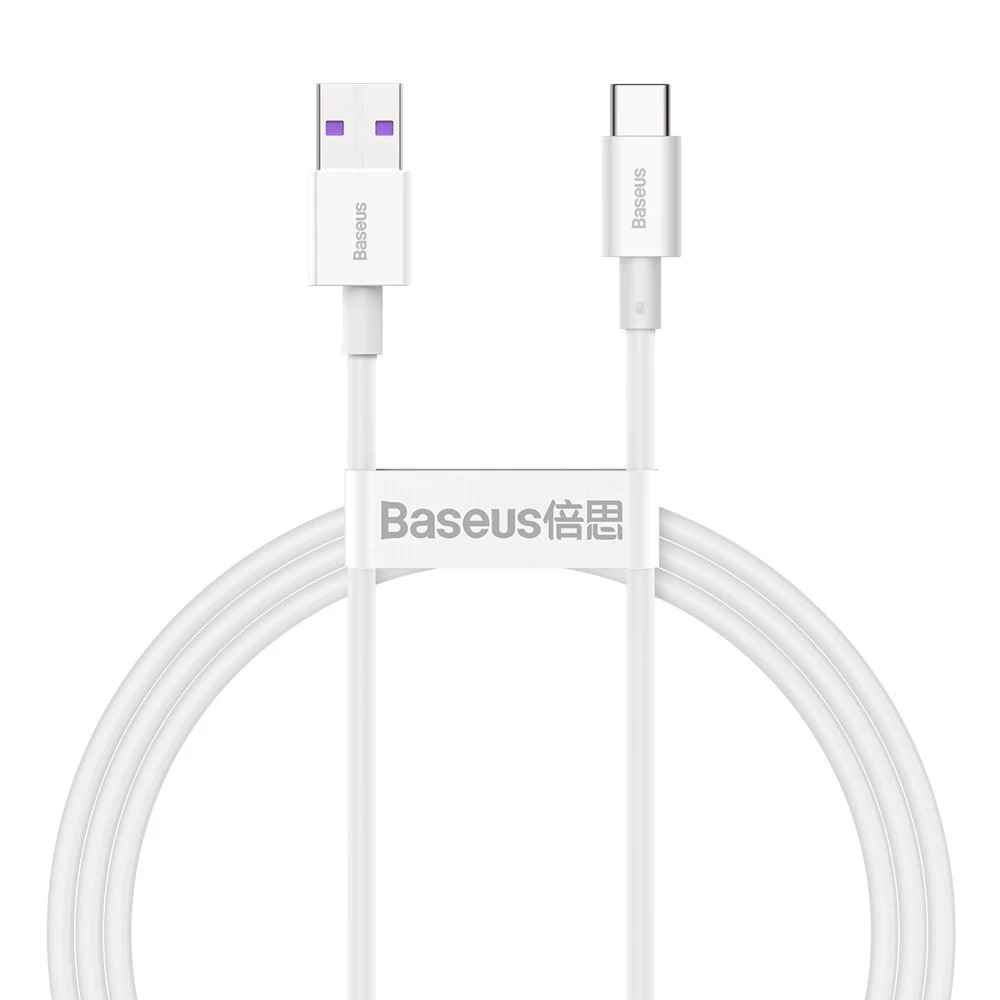 superior Usb - Usb-c 66w 6a 1 M Kabelis - Baltas