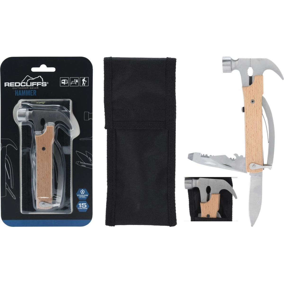 Survival Kit Tourist Hammer 15in1