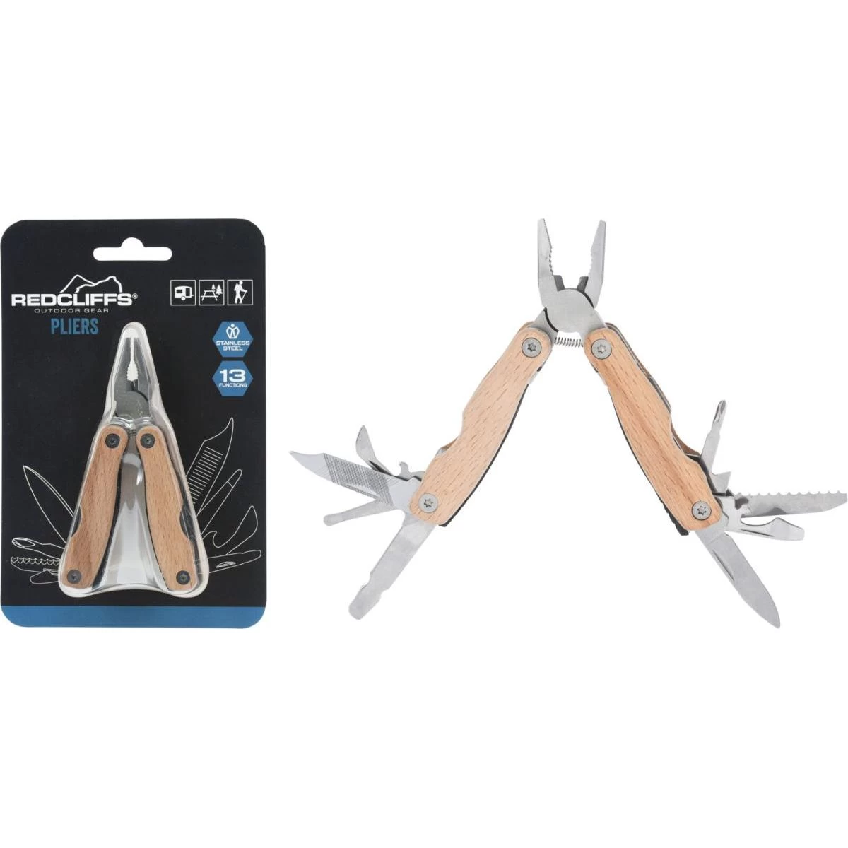 Survival Tourist Kit Combiners 13in1 Wood